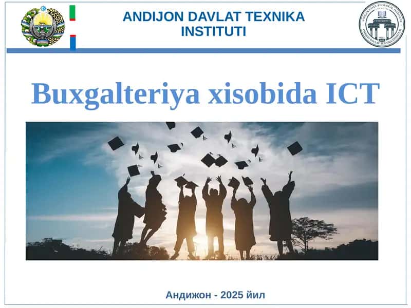 Buxgalteriya hisobi axborot tizimlari 1
