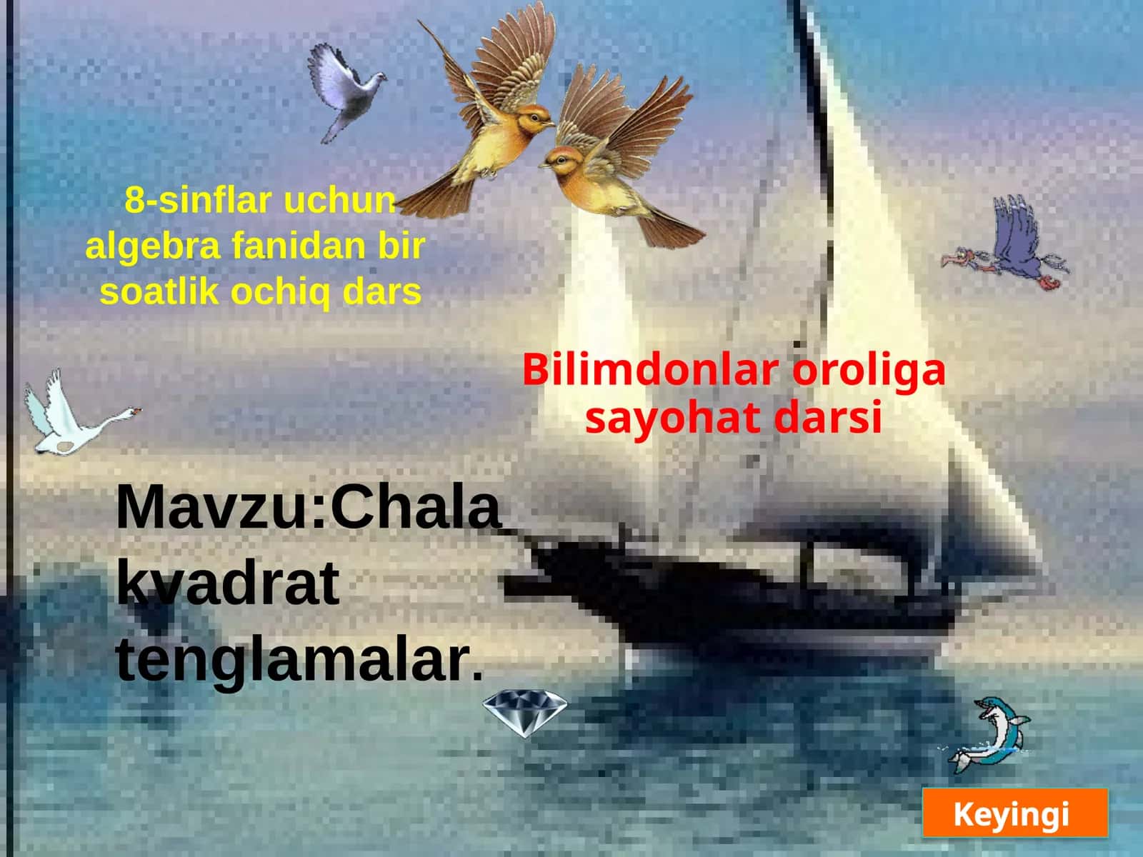 Chala kvadrat tenglamalar 1