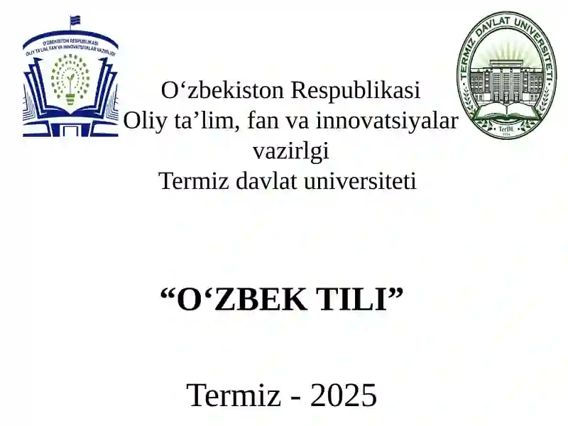 Nutqning ifodaliligi. O'zbek hujjatchiligi