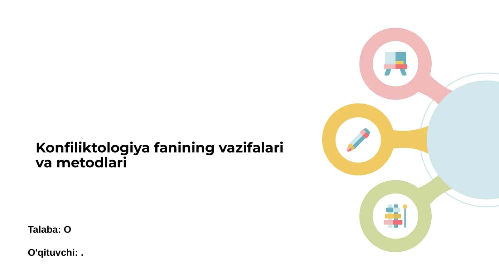 Konfiliktologiya fanining vazifalari va metodlari 1