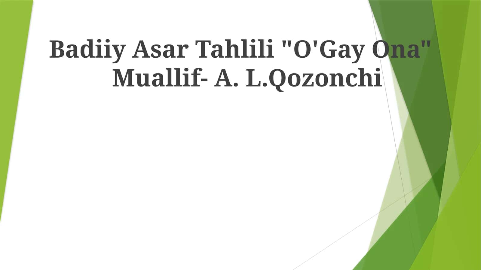 "O'Gay Ona" 1