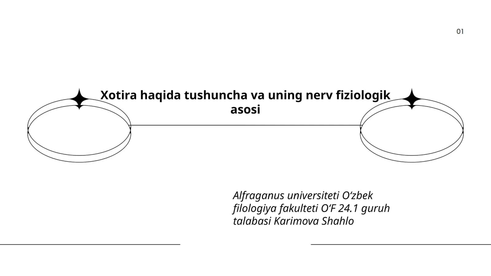 Xotira haqida tushuncha va uning nerv fiziologik asosi 1