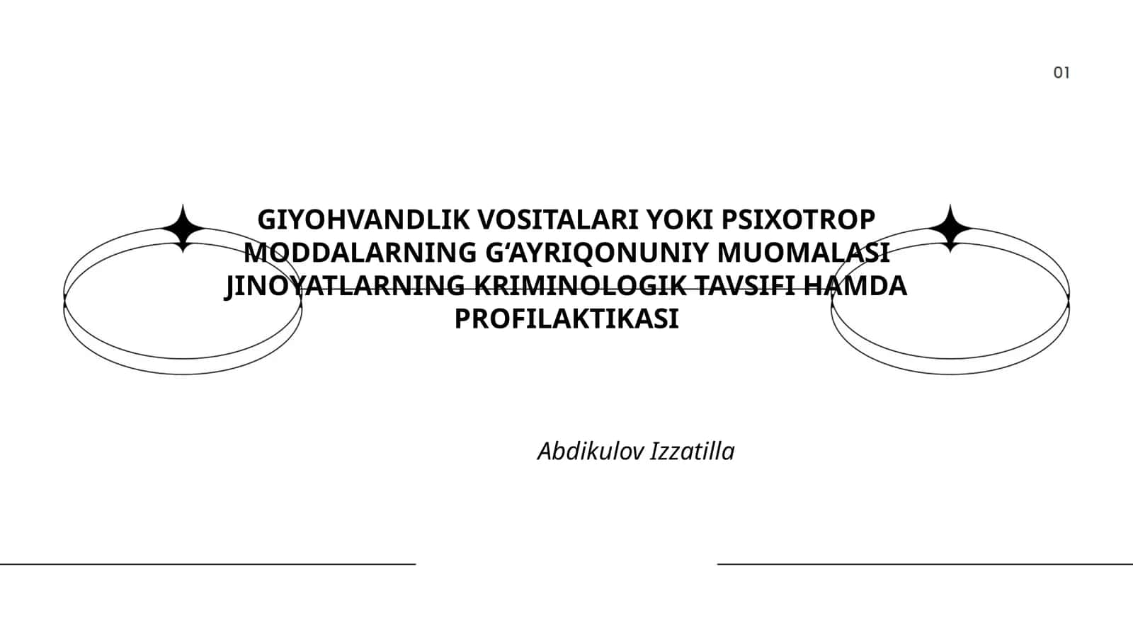 GIYOHVANDLIK VOSITALARI YOKI PSIXOTROP MODDALARNING G‘AYRIQONUNIY MUOMALASI JINOYATLARNING KRIMINOLOGIK TAVSIFI HAMDA PROFILAKTIKASI 1