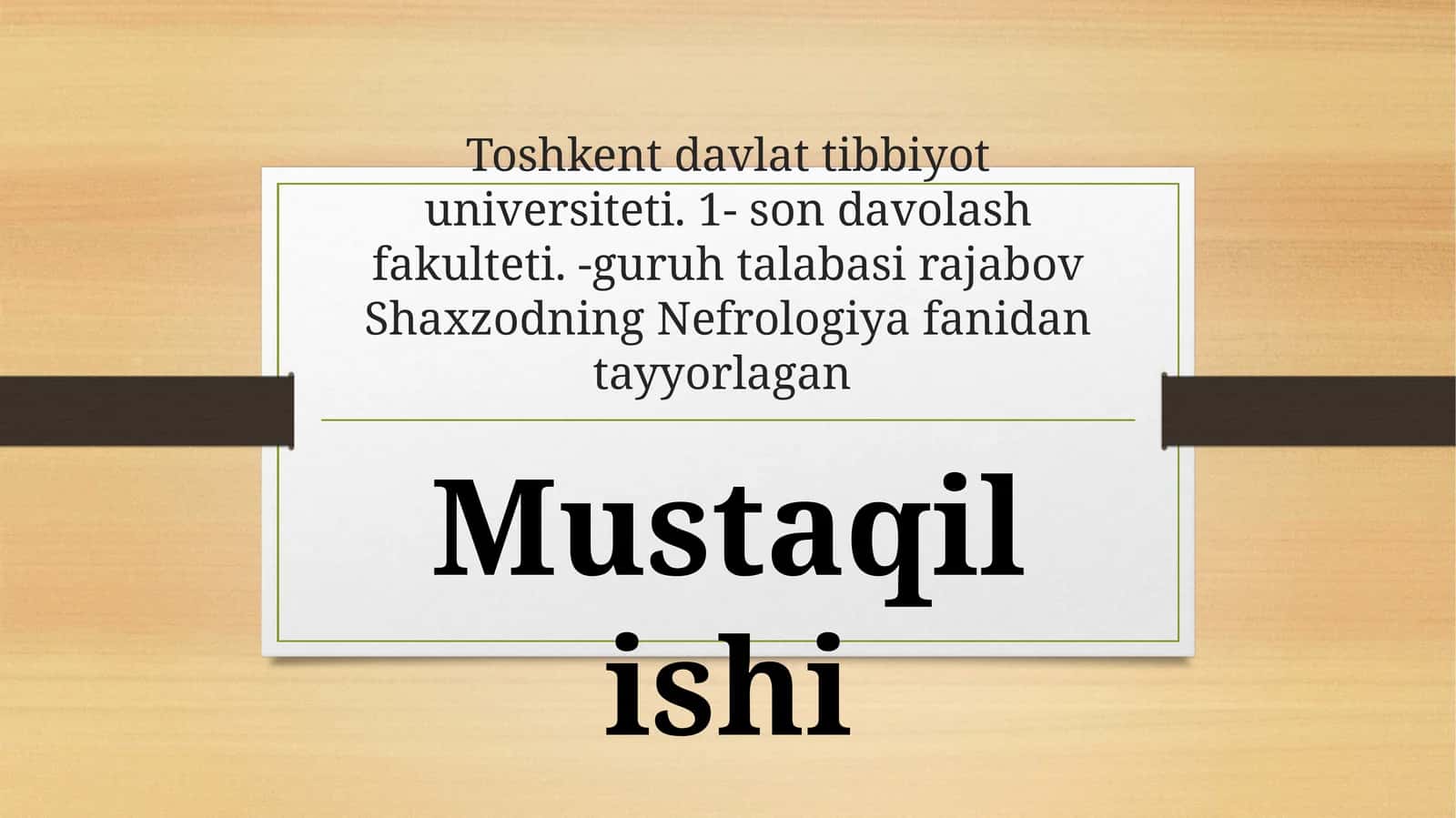 Tizimli vaskulitlar(tugunchali periartrit, nospetsefik aortoartrit, Vegener granulematozi)da buyraklarning zararlanishi xususiyatlari 1