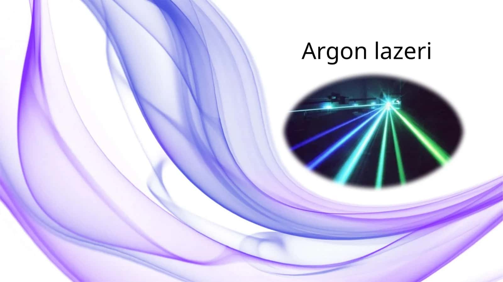 Argon lazeri 1