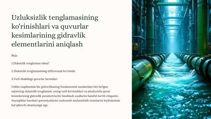 Zluksizlik tenglamasi 1