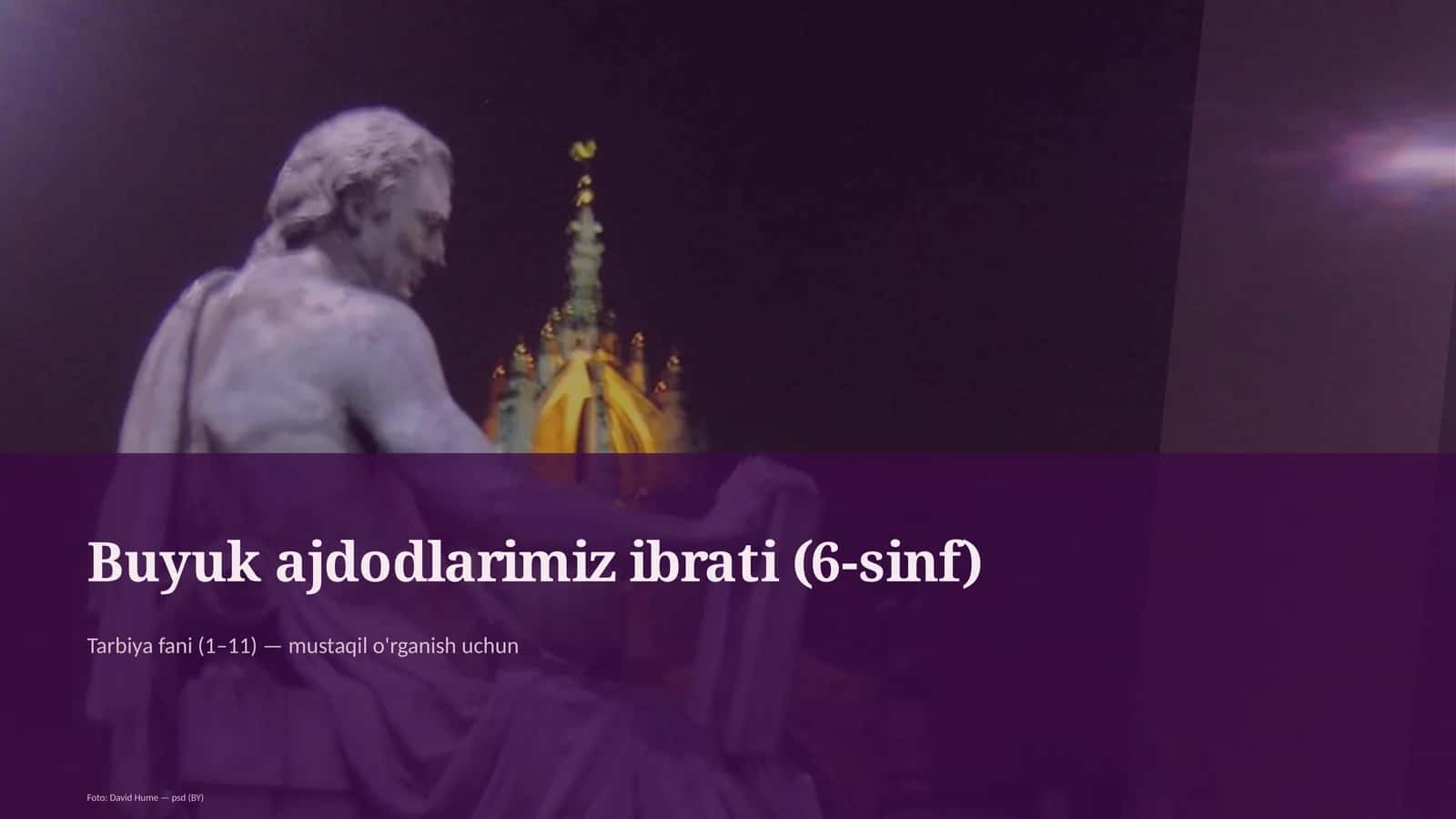 Buyuk ajdodlarimiz ibrati (6-sinf) 1