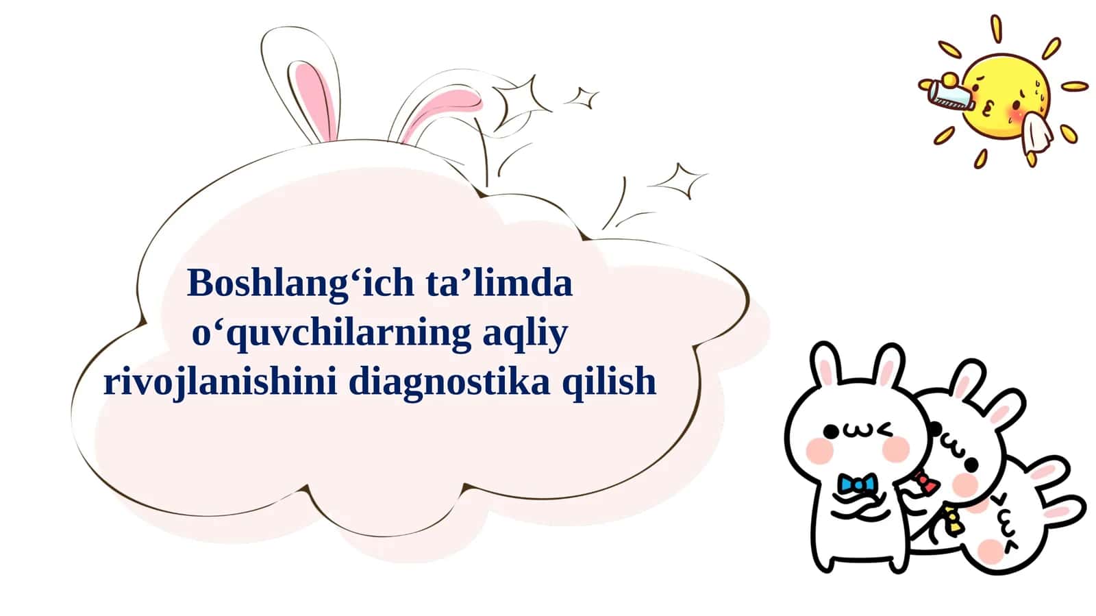 Aqliyrovojlanish diagnostika qilish 1