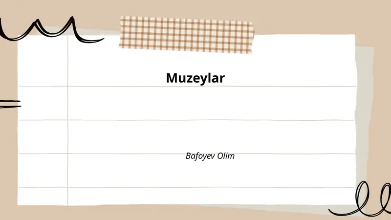 Muzeylar 1