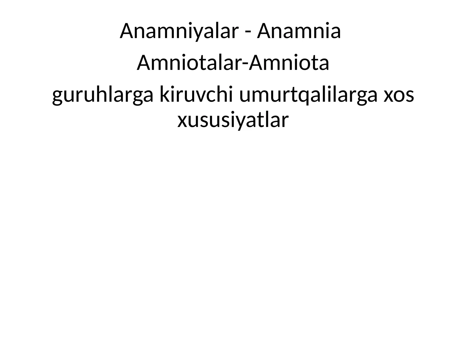 Anamniyalar-Anamnia 1