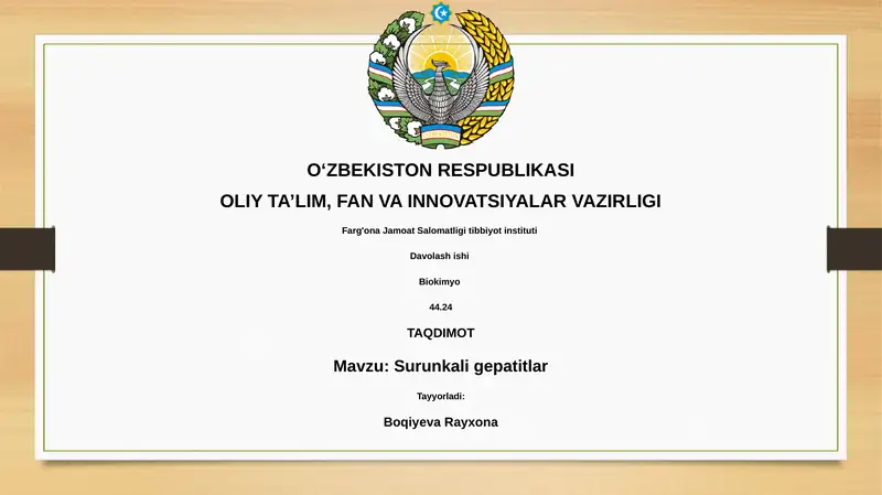 Surunkali gepatitlar 1