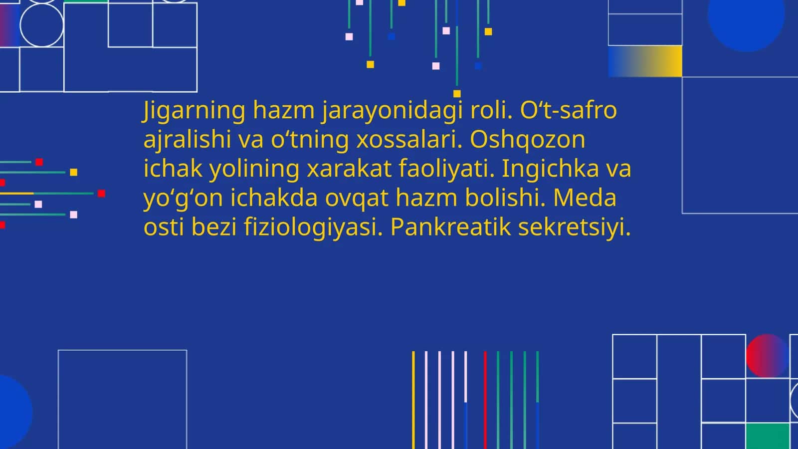 Jigarning hazm jarayonidagi roli 1
