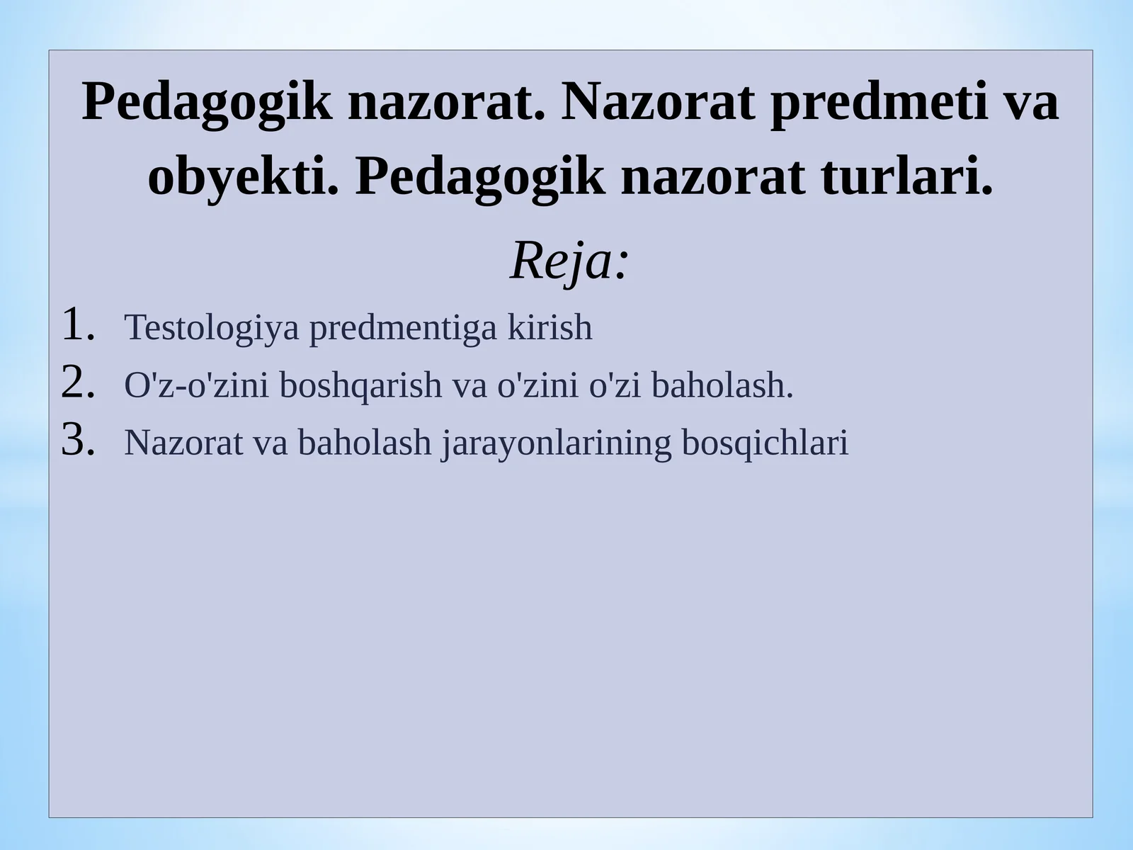 Pedagogiknazorat 1