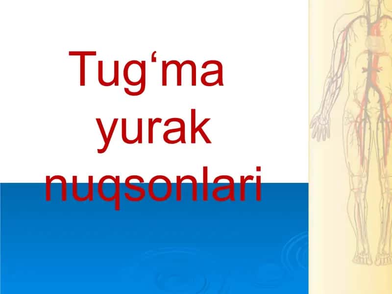 Tug‘ma yurak nuqsonlari 1
