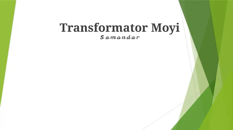 Transformator Moyi 1