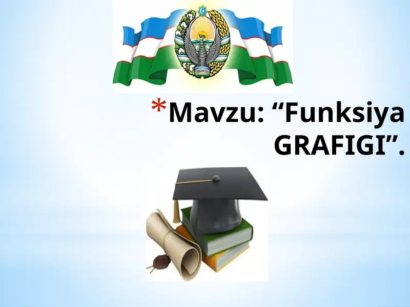 Funksiya GRAFIGI 1