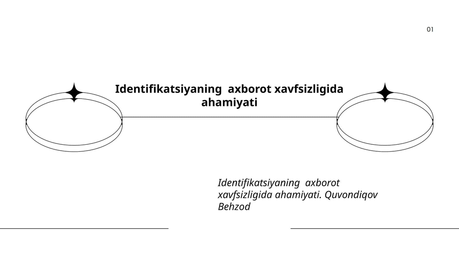 Identifikatsiyaning axborot xavfsizligida ahamiyati 1