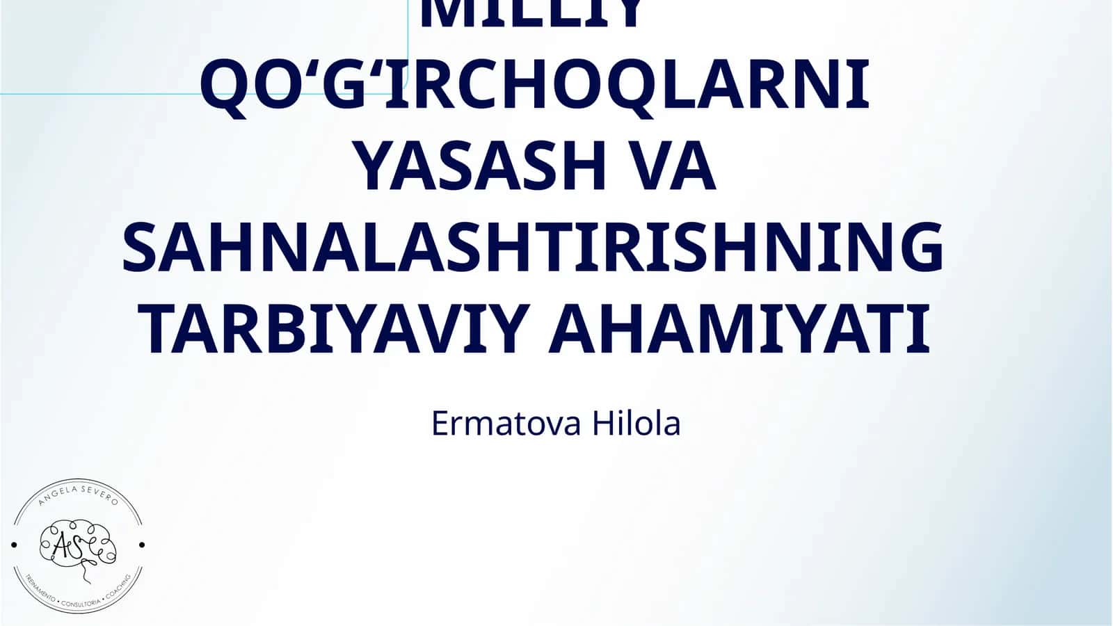 MILLIY QOʻGʻIRCHOQLARNI YASASH VA SAHNALASHTIRISHNING TARBIYAVIY AHAMIYATI 1