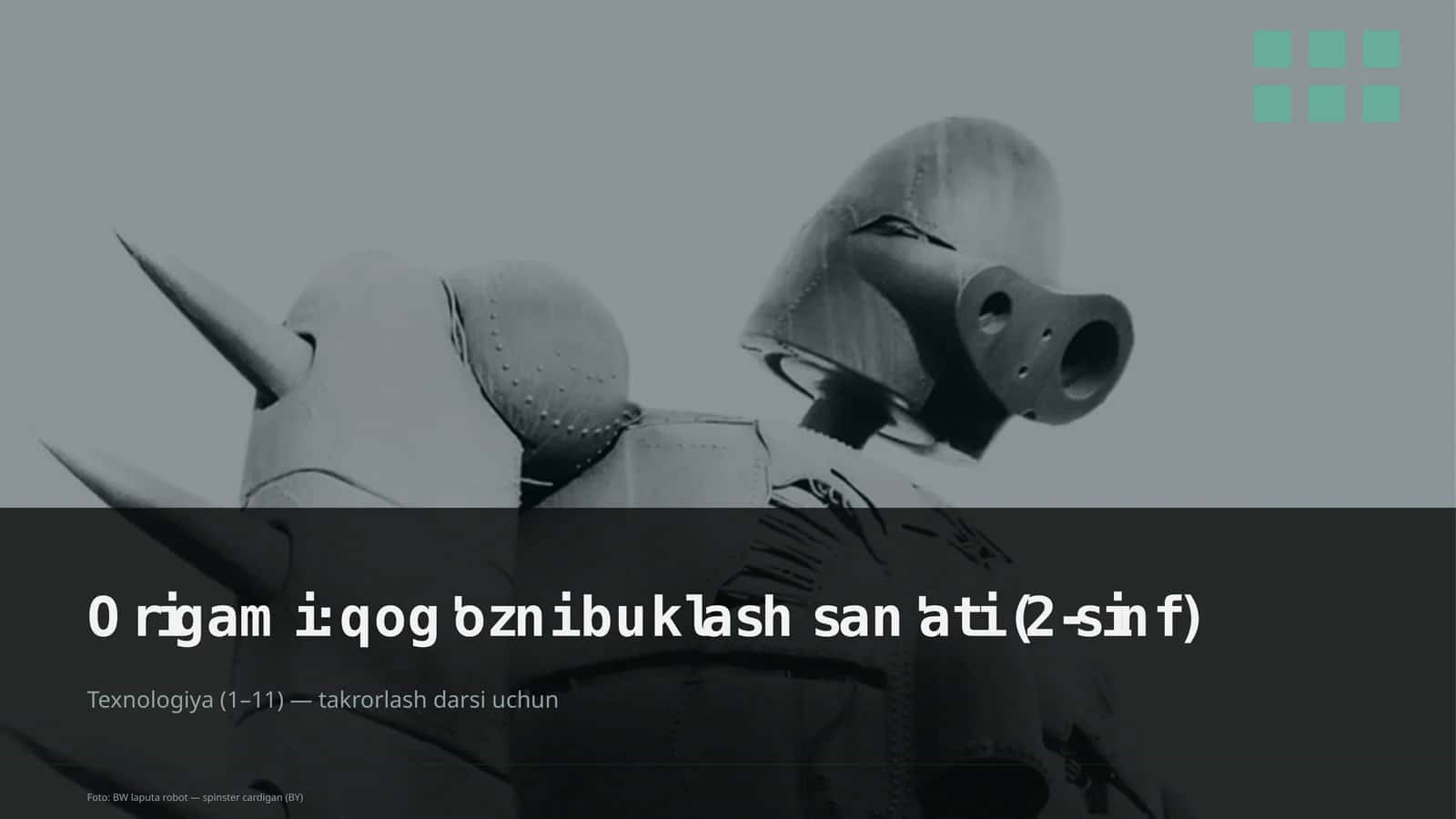 Origami: qog'ozni buklash san'ati (2-sinf) 1
