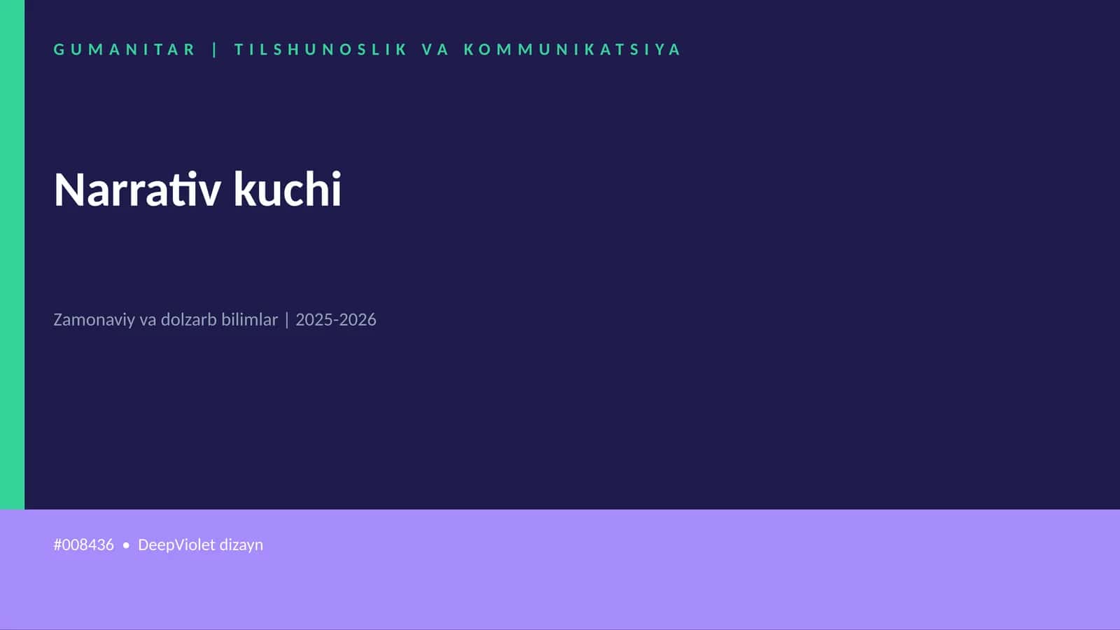 Narrativ kuchi 1