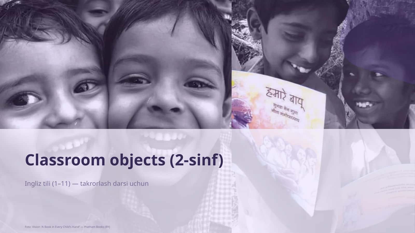 Classroom objects (2-sinf) 1