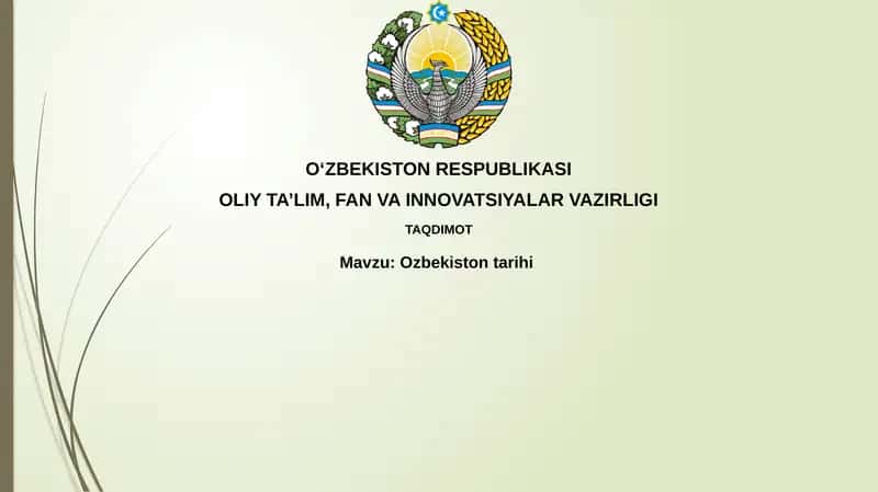 Qadimgi Oʻzbekiston 1