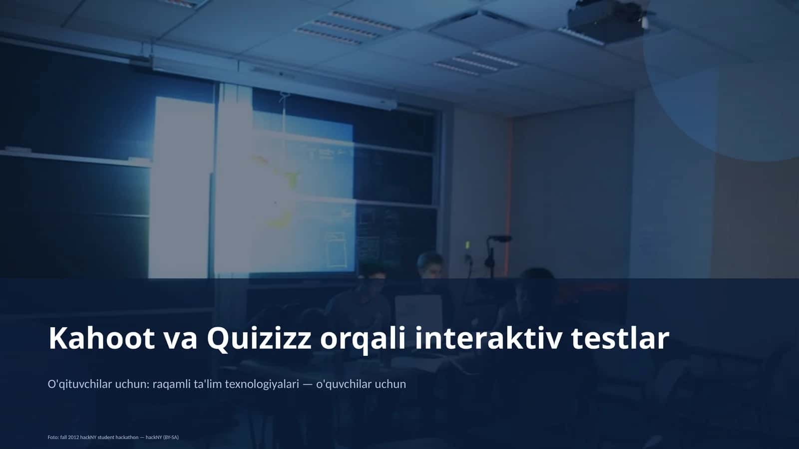 Quiz va Kahoot interaktiv testlar 1