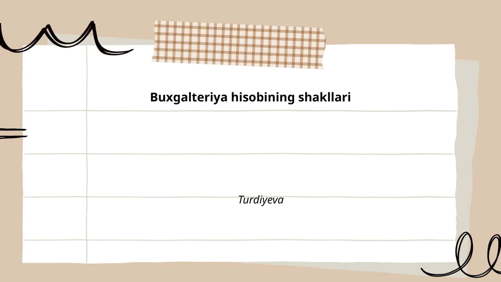 Buxgalteriya hisobining shakllari 1