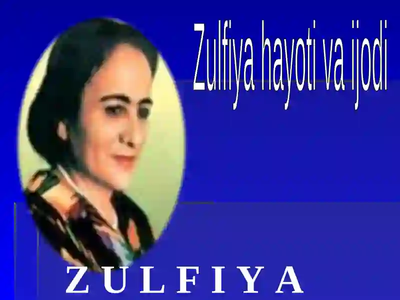 ZULFIYAHAYOTI VAIJODI