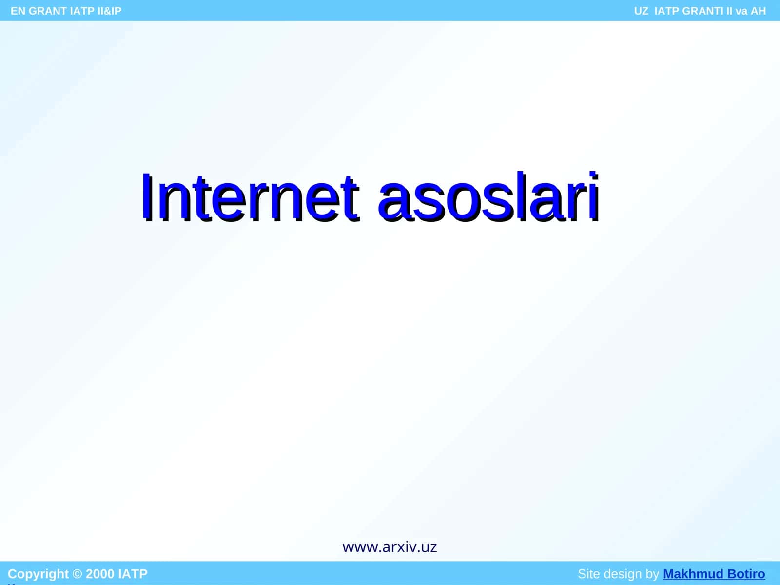 Internetasoslari 1