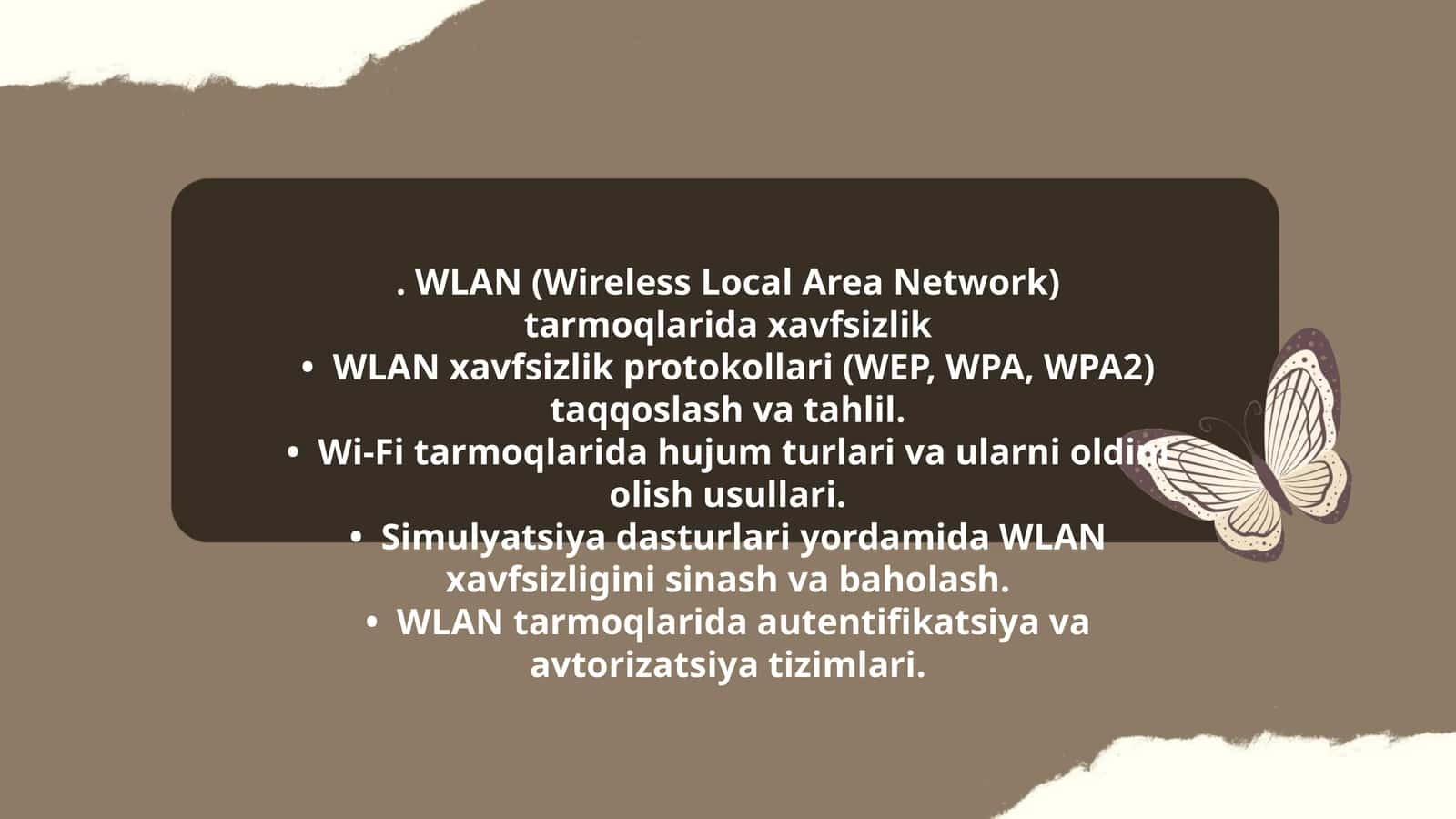 WLAN Xavfsizlik 1
