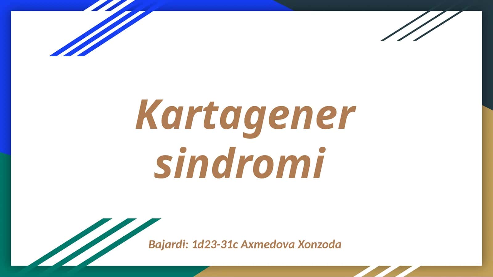 Kartagener sindromi 1