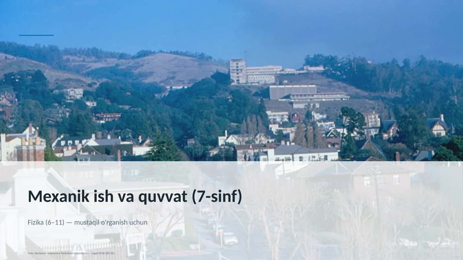 Mexanik ish va quvvat (7-sinf) 1