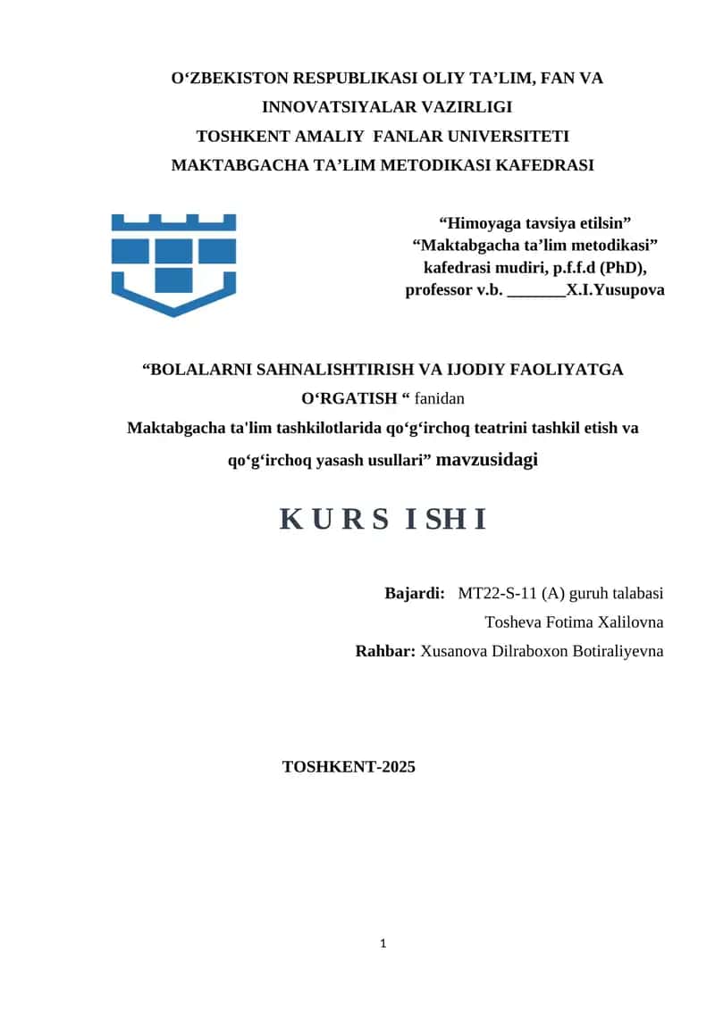 Maktabgacha ta'lim tashkilotlarida qoʻgʻirchoq teatrini tashkil etish va qoʻgʻirchoq yasash usullari12..docx 1