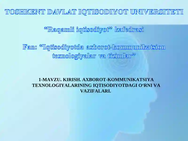 IAKTT Fanining Ahamiyati, Maqsadi va Vazifalari