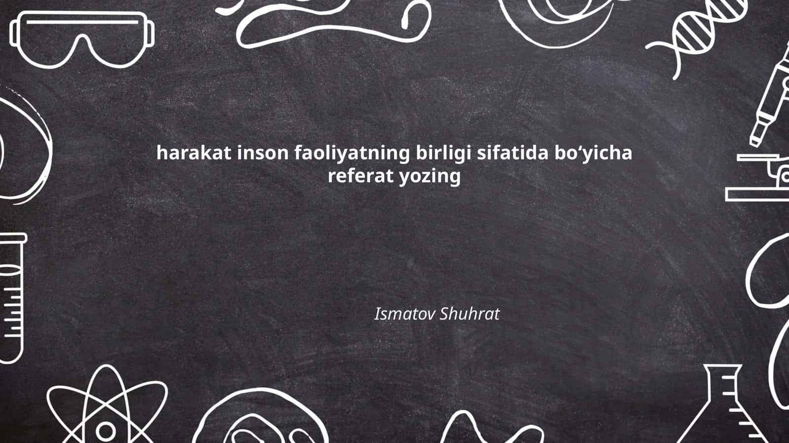 Harakat va energetika 1