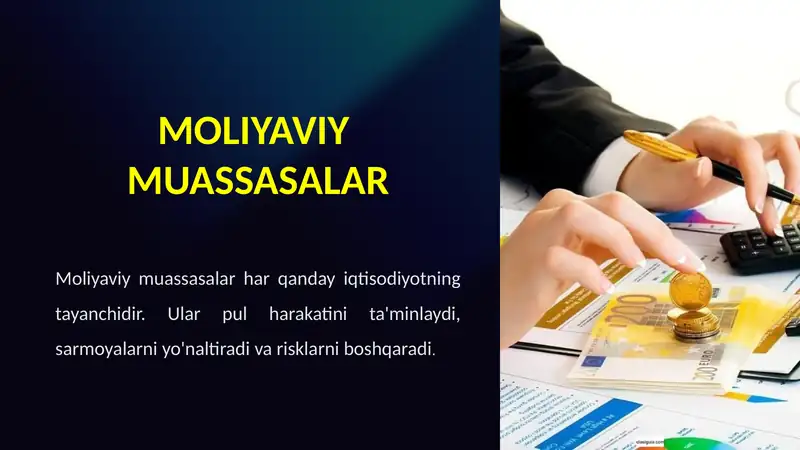 Moliyaviy muassasalar 1