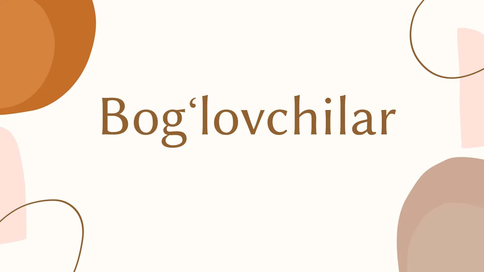 Bogʻlovchilar 1