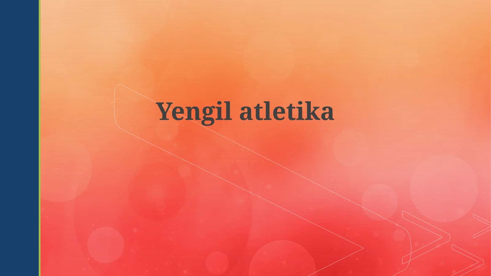 Yengilatletika 1