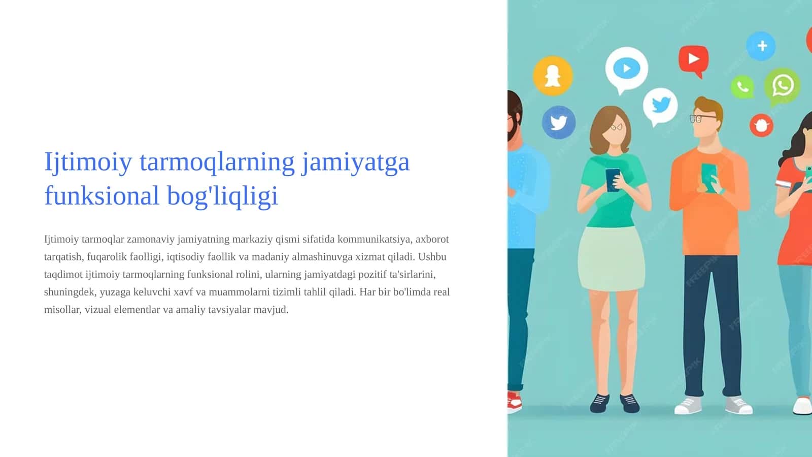 Ijtimoiy tarmoqlarning jamiyatga funksional bog'liqligi 1