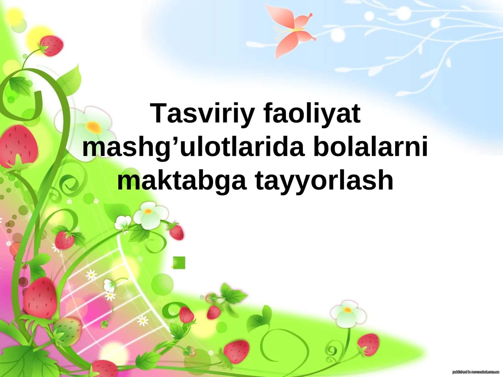 Tasviriy faoliyat mashg’ulotlarida bolalarni maktabga tayyorlash 1