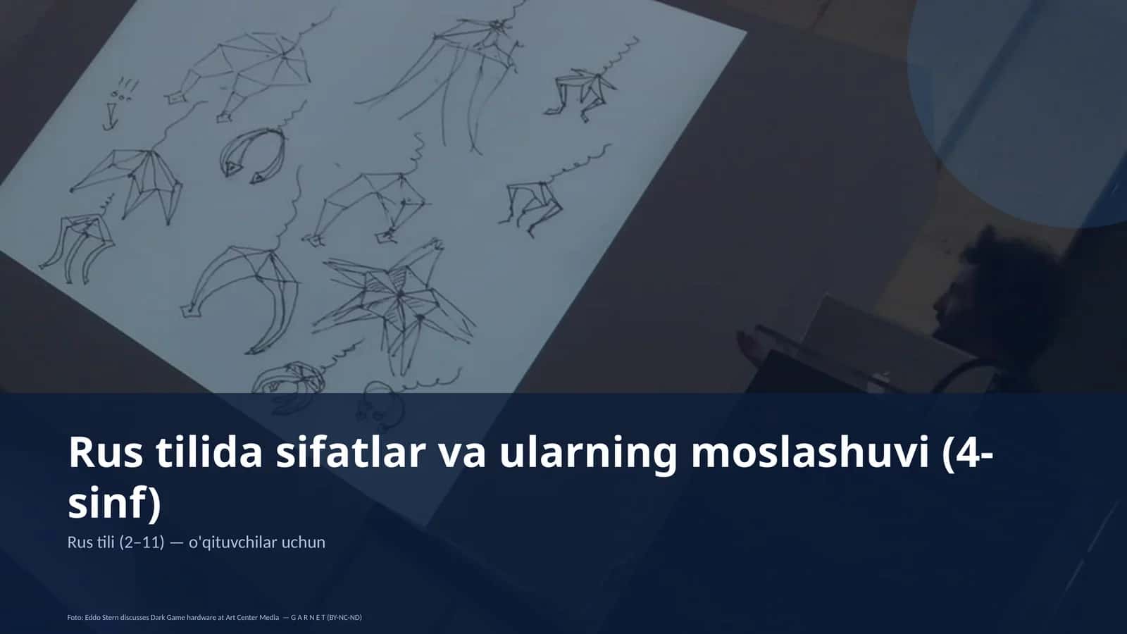 Rus tilida sifatlar va ularning moslashuvi (4-sinf) 1