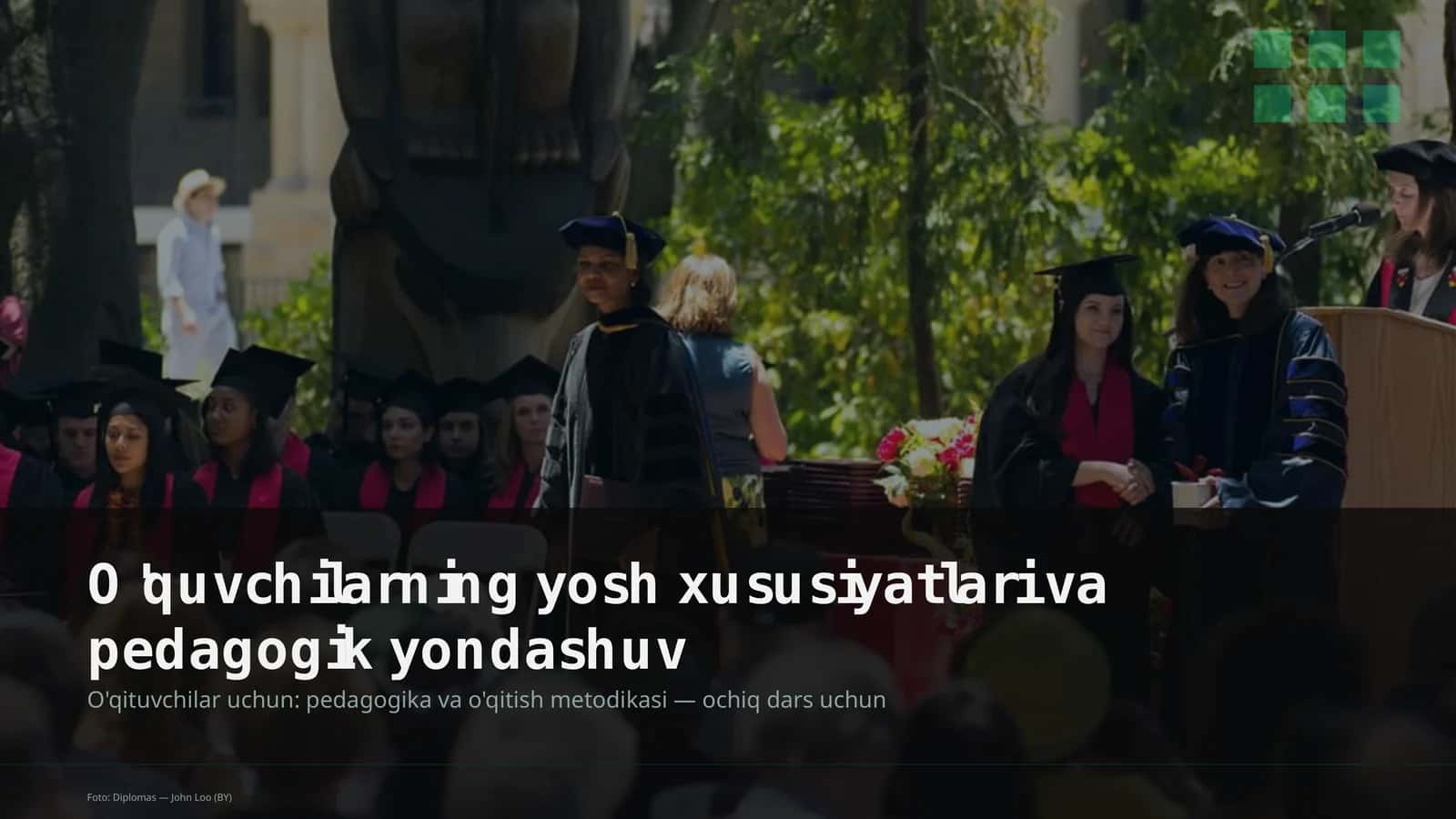 O'quvchilarning yosh xususiyatlari va pedagogik yondashuv 1
