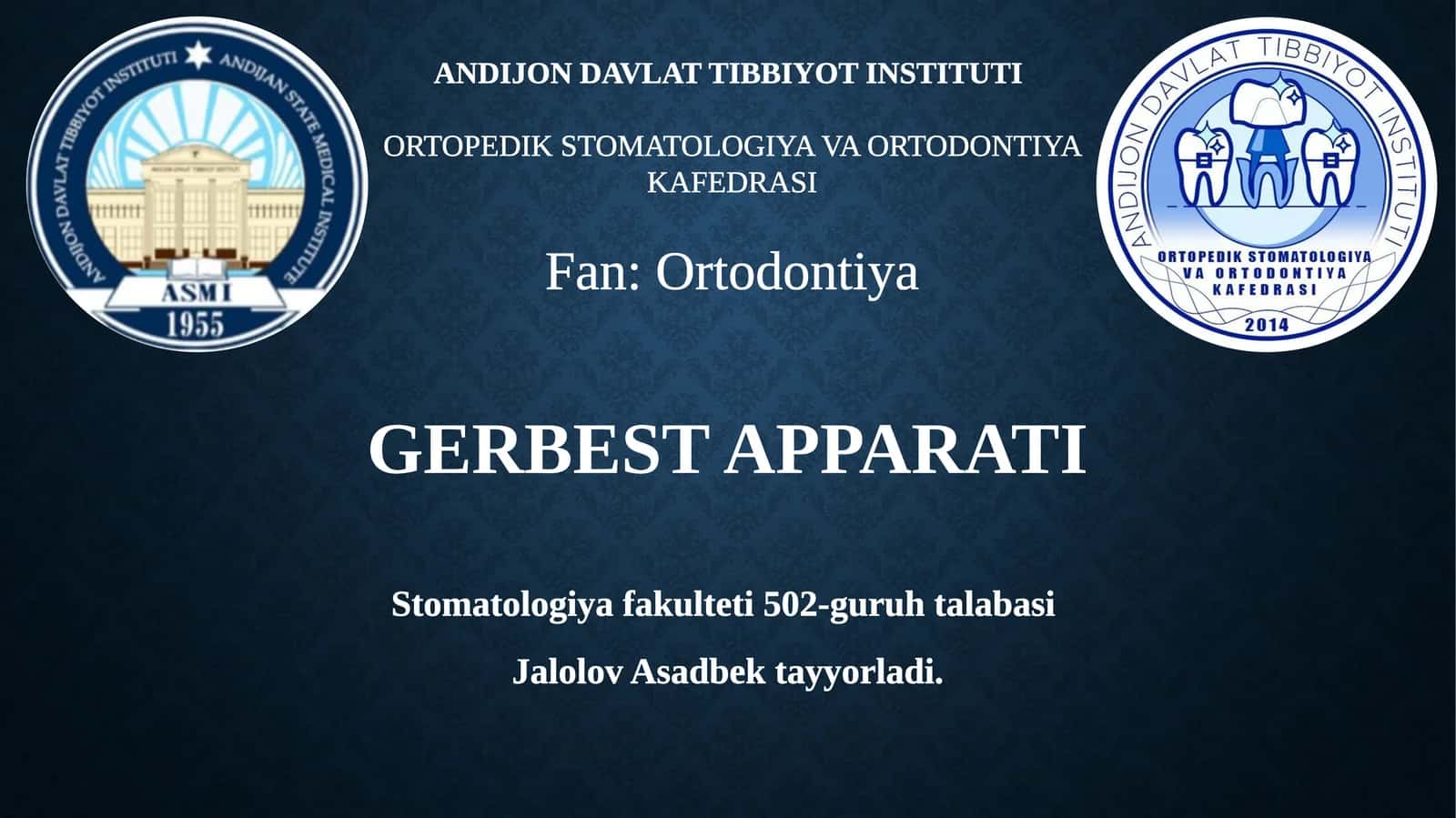 Gerbest apparati 1