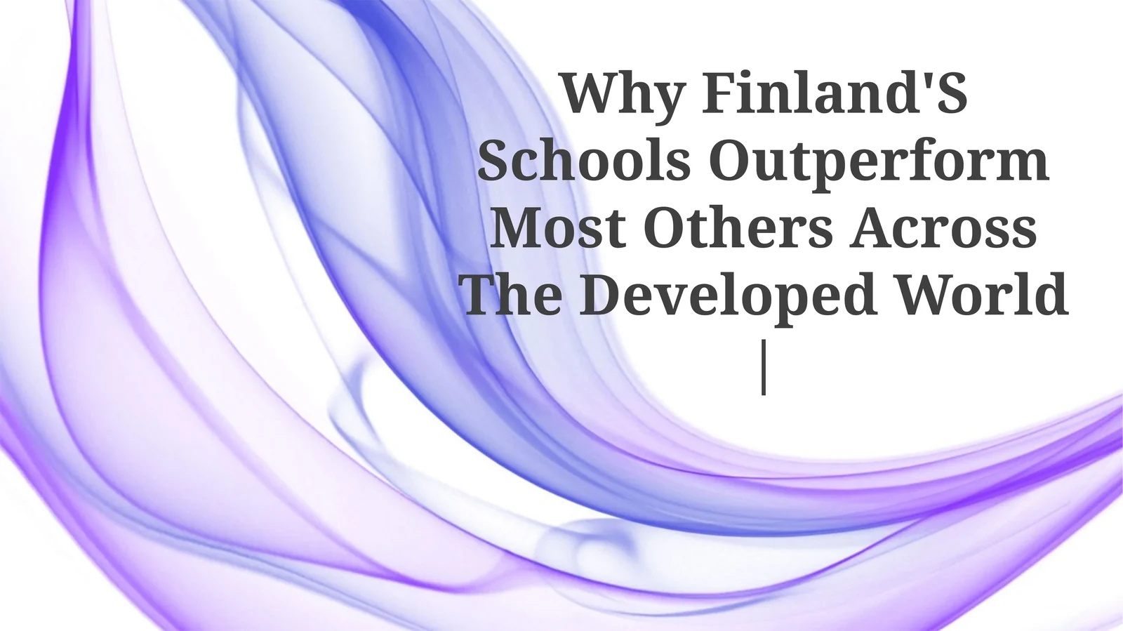 Finland's Education System 1