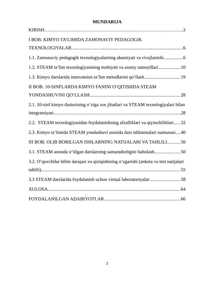 10-sinflarda Murakkab efirlar mavzusini o‘qitishda STEAM ta’lim texnologiyasidan foydalanish 1