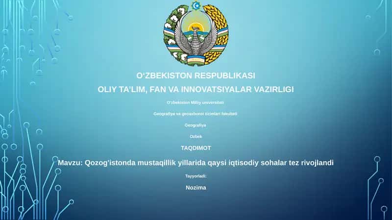 Qozog'istonda mustaqillik yillarida qaysi iqtisodiy sohalar tez rivojlandi 1