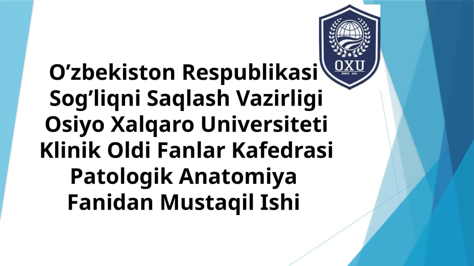 Qorin Bo‘shlig‘i Kasalliklari 1