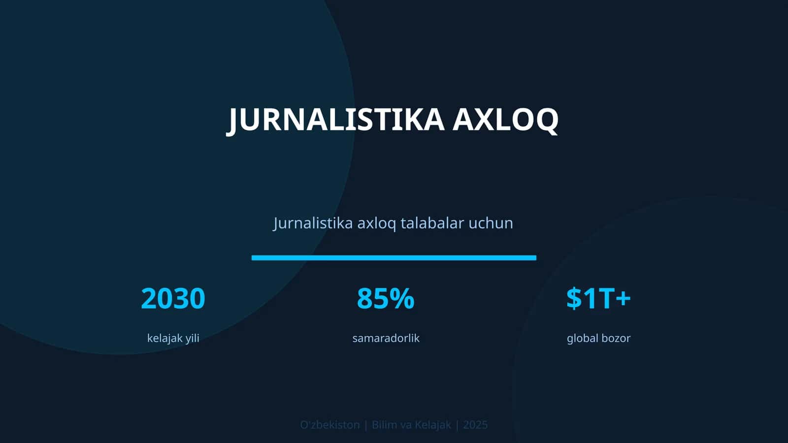 Jurnalistika axloq 1