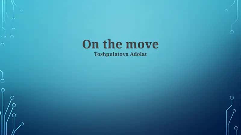 The Mobile Workforce 1